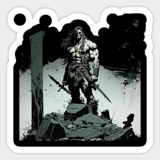 the barbarian Sticker